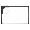 Universal One 36"x48" Magnetic Dry Erase Board, Black MB1407368